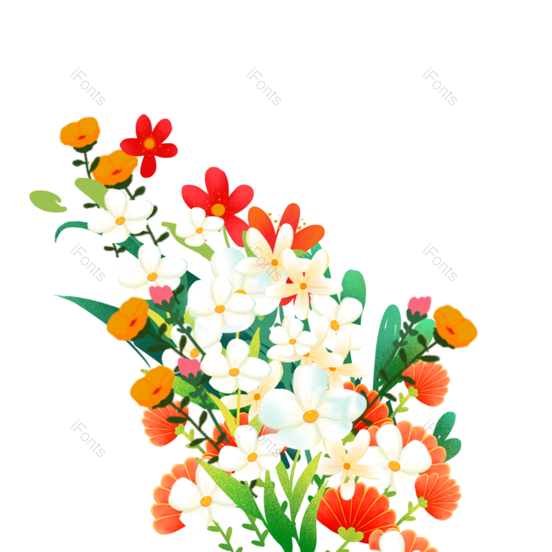 母亲节图片,鲜花元素,母亲节素材PNG,花束免抠素材